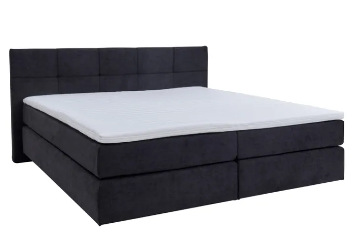 Boxspringbett MALMÖ 180 x 200 cm anthrazit