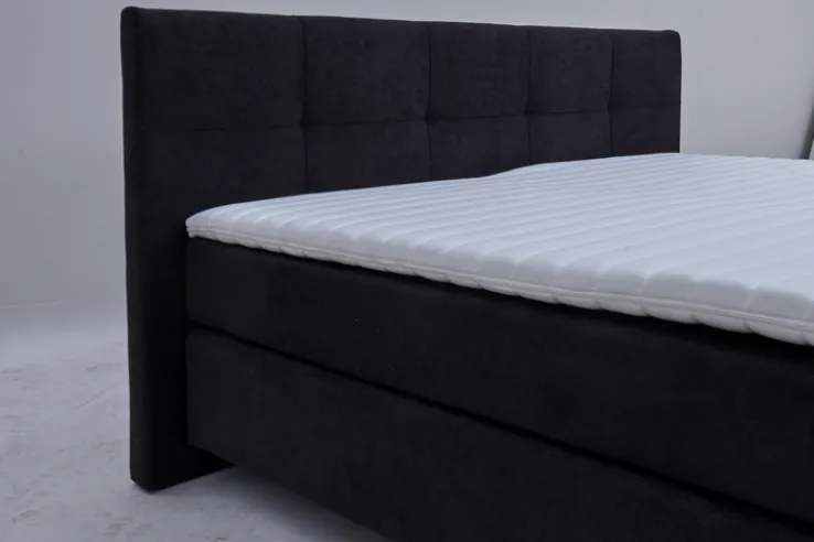 Boxspringbett MALMÖ 180 x 200 cm anthrazit