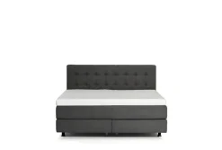 Boxspringbett SIENNA 180 x 200 cm anthrazit