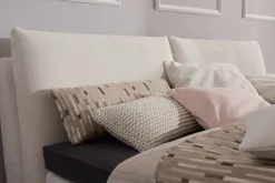 Boxspringbett SUPREME COMFORT 180 x 200 cm Stoffbezug beige