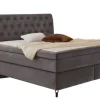 QUARTIER Boxspringbett SVENJA 180 x 200 cm grau