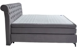 QUARTIER Boxspringbett SVENJA 180 x 200 cm grau