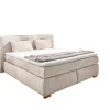 Boxspringbett VALENTINA 180 x 200 cm Braun/ Beige