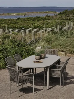 Brafab Gartentisch LOMMA 220-280 x 110 cm khaki