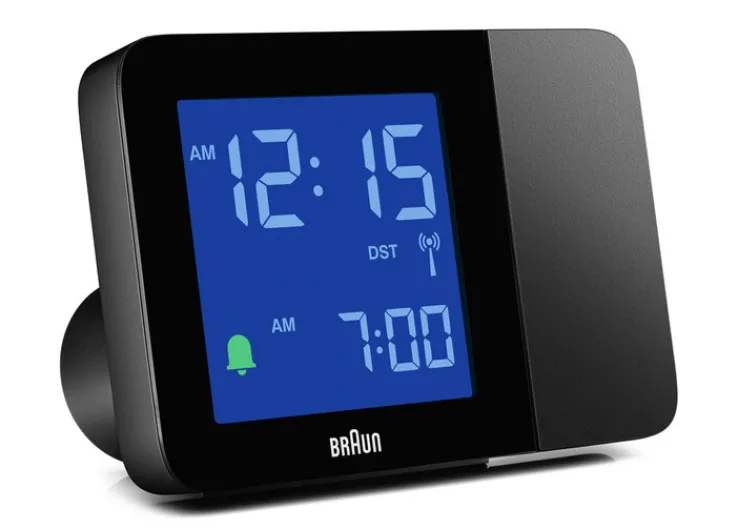 BRAUN Funkwecker 13 cm schwarz