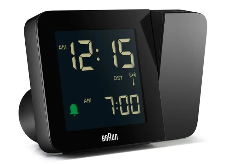 BRAUN Funkwecker 13 cm schwarz