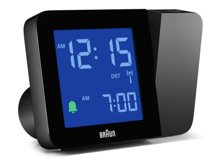 BRAUN Funkwecker 13 cm schwarz