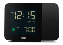 BRAUN Funkwecker 13 cm schwarz