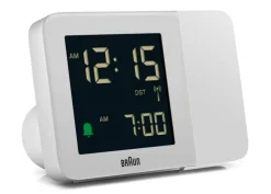 BRAUN Funkwecker 13 cm weiß