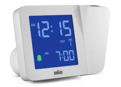 BRAUN Funkwecker 13 cm weiß