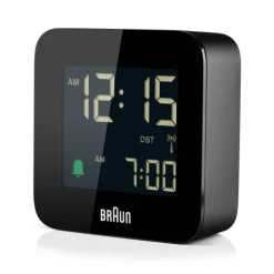 BRAUN Funkwecker flach schwarz