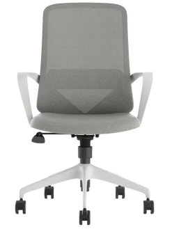 Bürostuhl ATLANTA grau/ alufarbig