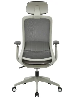 Bürostuhl KAYA grau/ alufarbig