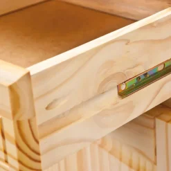 Buffet THEO 88x198x43 cm Massivholz Kiefer Natur