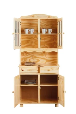 Buffet THEO 88x198x43 cm Massivholz Kiefer Natur