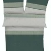 bugatti Satin-Bettwäsche 135 x 200 cm grün/grau