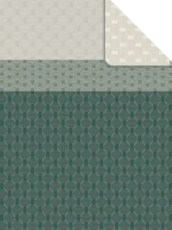 bugatti Wohndecke JACQUARD 150 x 200 cm grün/grau