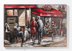 casaNOVA Bild STRASSENSZENE 120 x 80 cm