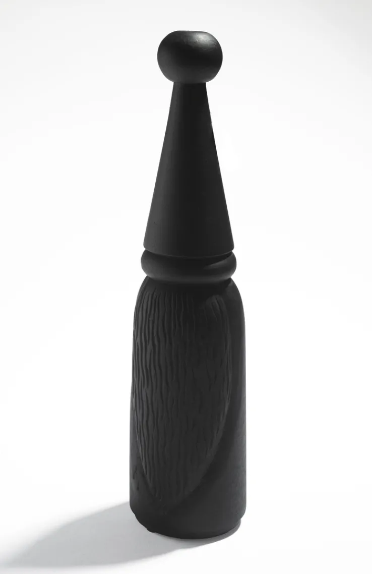 casaNOVA Dekofigur Weihnachtsmann 40 cm schwarz