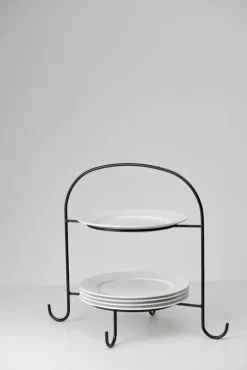 casaNOVA Etagere 34 cm schwarz