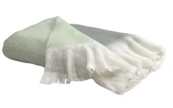 casaNOVA Fransendecke NOEL 130 x 170 cm salbei