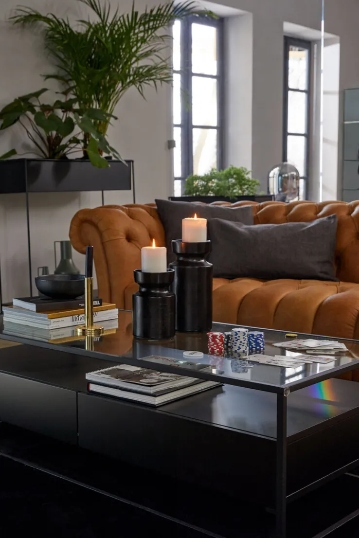 casaNOVA Kerzenständer 26 cm schwarz