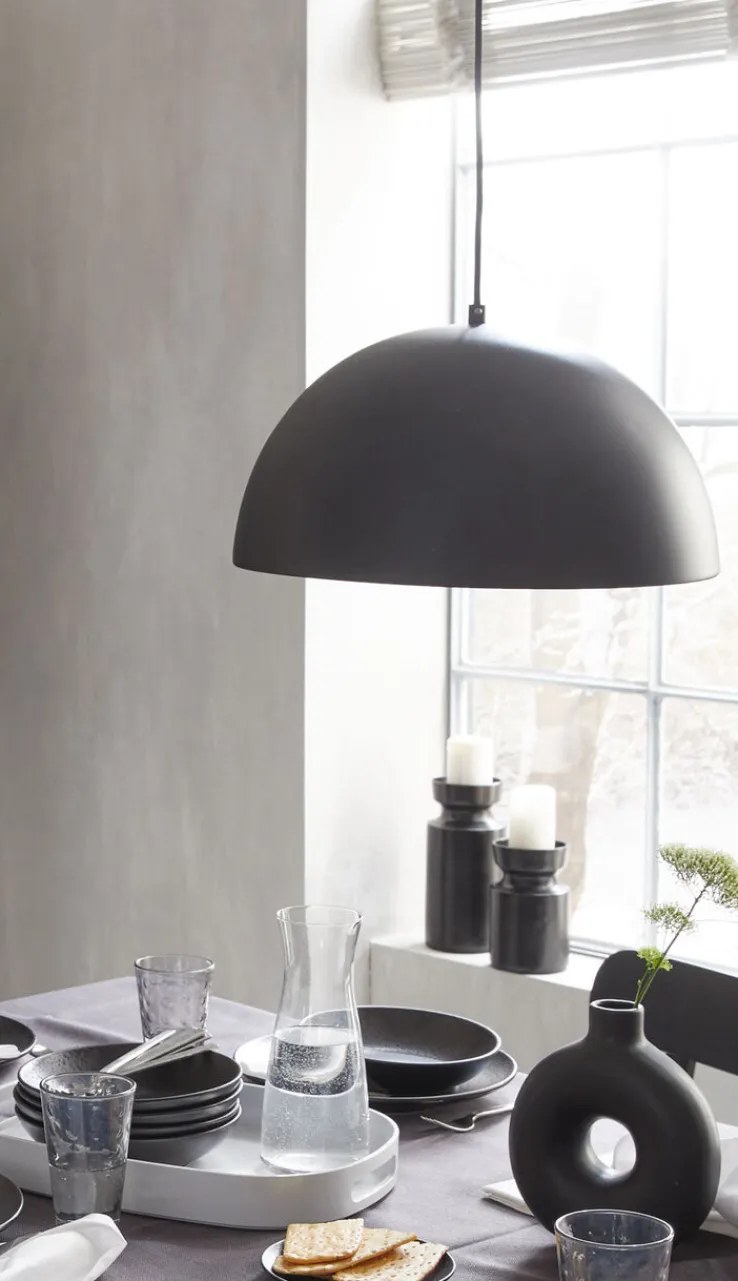 casaNOVA Kerzenständer 26 cm schwarz