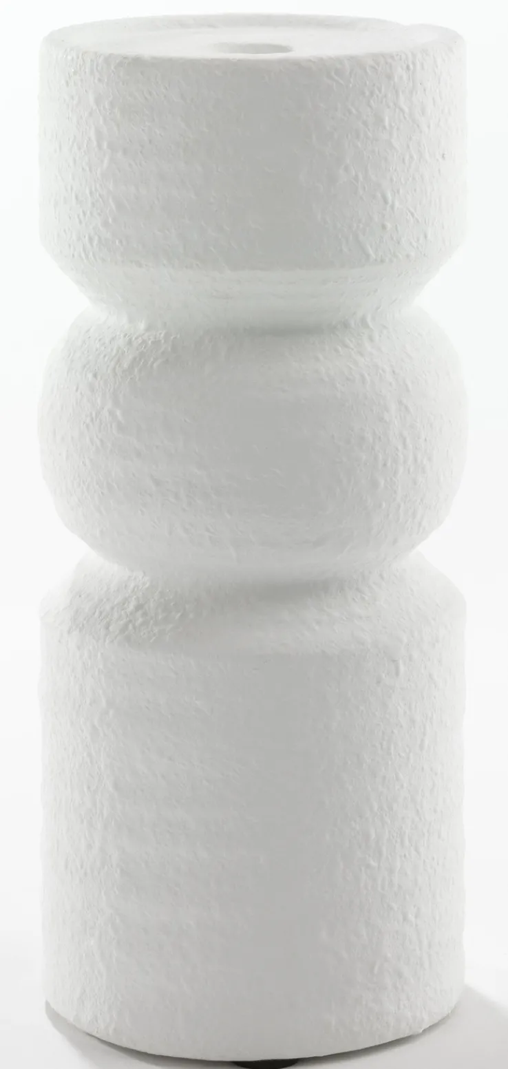 casaNOVA Kerzenständer groß 38,5 cm weiß