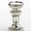 casaNOVA Kerzenständer klein 16 cm silberfarbig