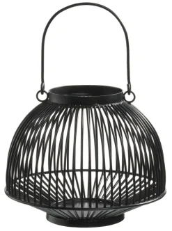 casaNOVA Laterne 18,75 cm schwarz