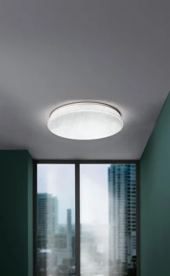 casaNOVA LED Deckenlampe AGADIR PLUS mit Sterneffekt 57 cm weiß