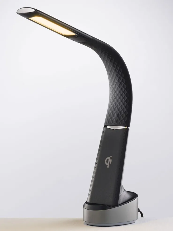 casaNOVA LED Schreibtischlampe JAZZ Qi schwarz