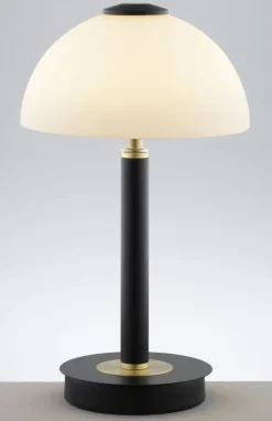 casaNOVA LED Tischlampe LUI 33 cm schwarz