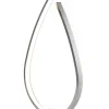 casaNOVA LED Tischlampe ONION II 37 cm silberfarbig