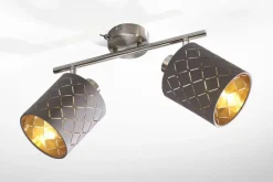 casaNOVA Retrofit Deckenlampe CHARMING 2 Spots cappuccino