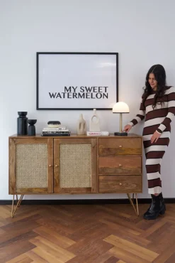 casaNOVA Vase 25 cm beige