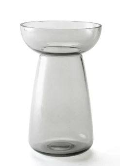 casaNOVA Vase 17 cm grau
