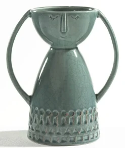casaNOVA Vase 20,4 cm grün