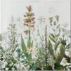 casaNOVA Wandgemälde Bild BLUME III 60 x 60 cm Leinwand/Kunststoffrahmen