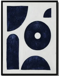 casaNOVA Wandgemälde Bild ABSTRAKT 31,5 x 41,5 cm Leinwand/Kunststoffrahmen