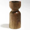 casaNOVA Weihnachten Kerzenständer 15 cm Mangoholz