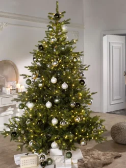 casaNOVA Weihnachten Tannenbaum mit LED Beleuchtung GRANDIS 210 cm