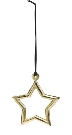 Weihnachtsglanz by casaNOVA casaNOVA Weihnachtsbaumschmuck Stern 10 cm goldfarbig