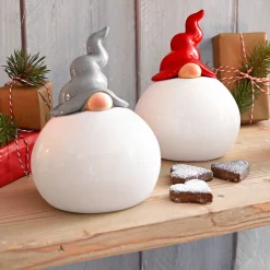 Weihnachtsglanz by casaNOVA casaNOVA Weihnachtsdeko Gebäckdose WICHTEL 17,8 cm