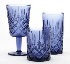 casaNOVA Weinglas KRISTALL 300 ml blau