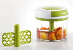 casaNOVA Zerkleinerer MINI grün/ weiß