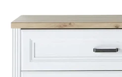 CASAVANTI Aktenschrank JASMIN mit 2 Schubkästen Pinie hell/ Artisan Eiche