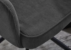 CASAVANTI Armlehnenstuhl MADRID Bezug Cord grau