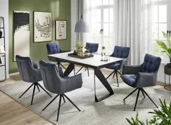 CASAVANTI Armlehnstuhl DELFT Sic Diva Blau