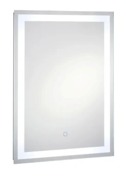 CASAVANTI Badspiegel 50 x 70 cm Spiegelglas/LED